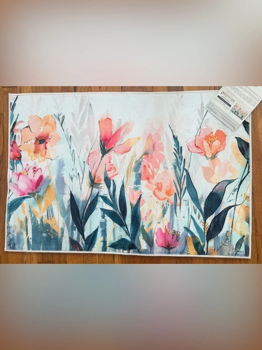 Floral garden whisper ll rug by Elara yasna